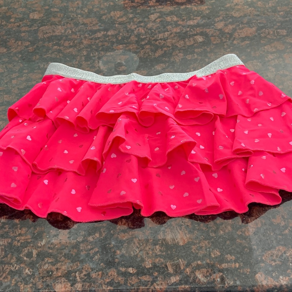 bMagical Pink Ruffled Skirt